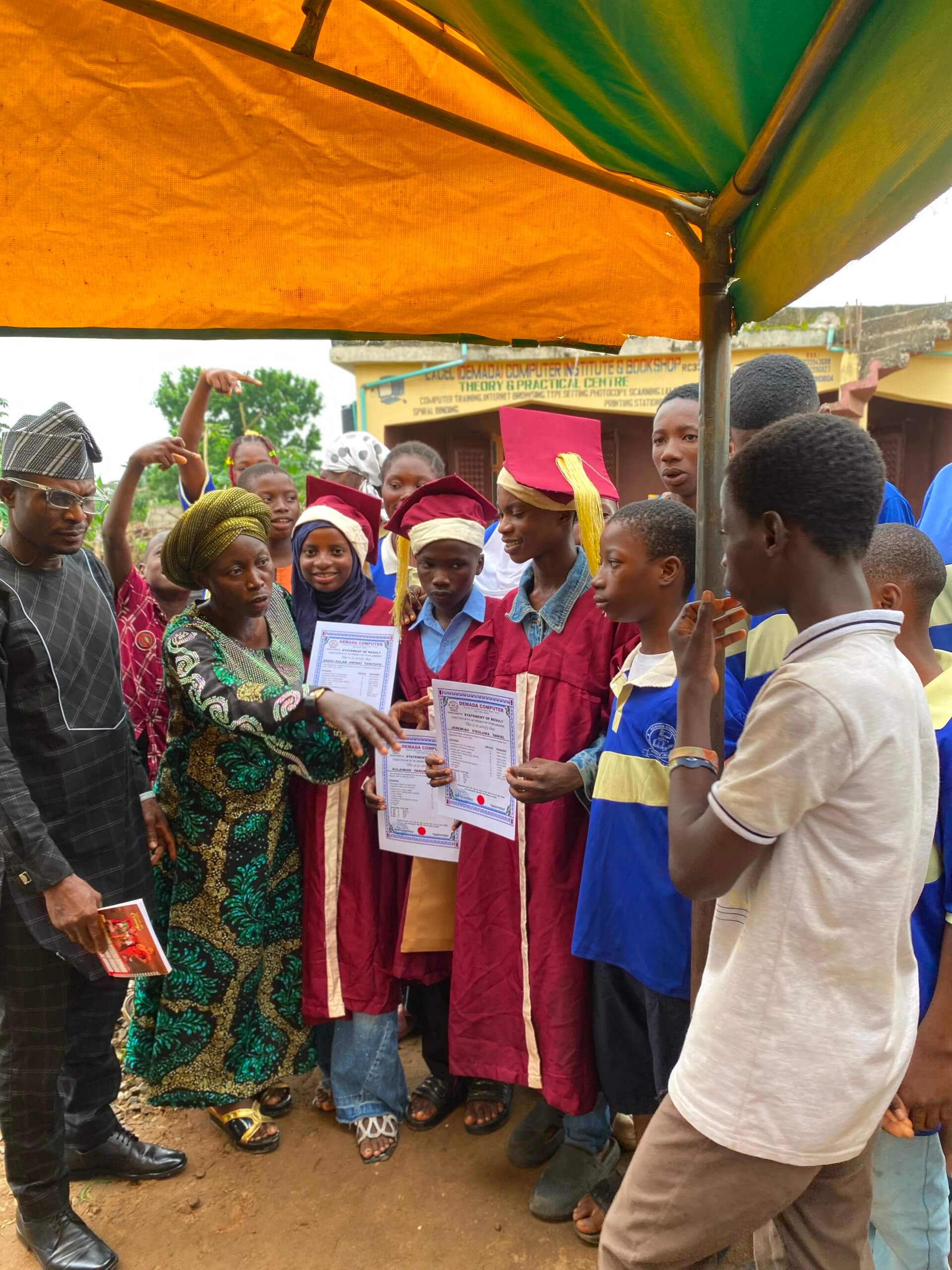 Group of graduates